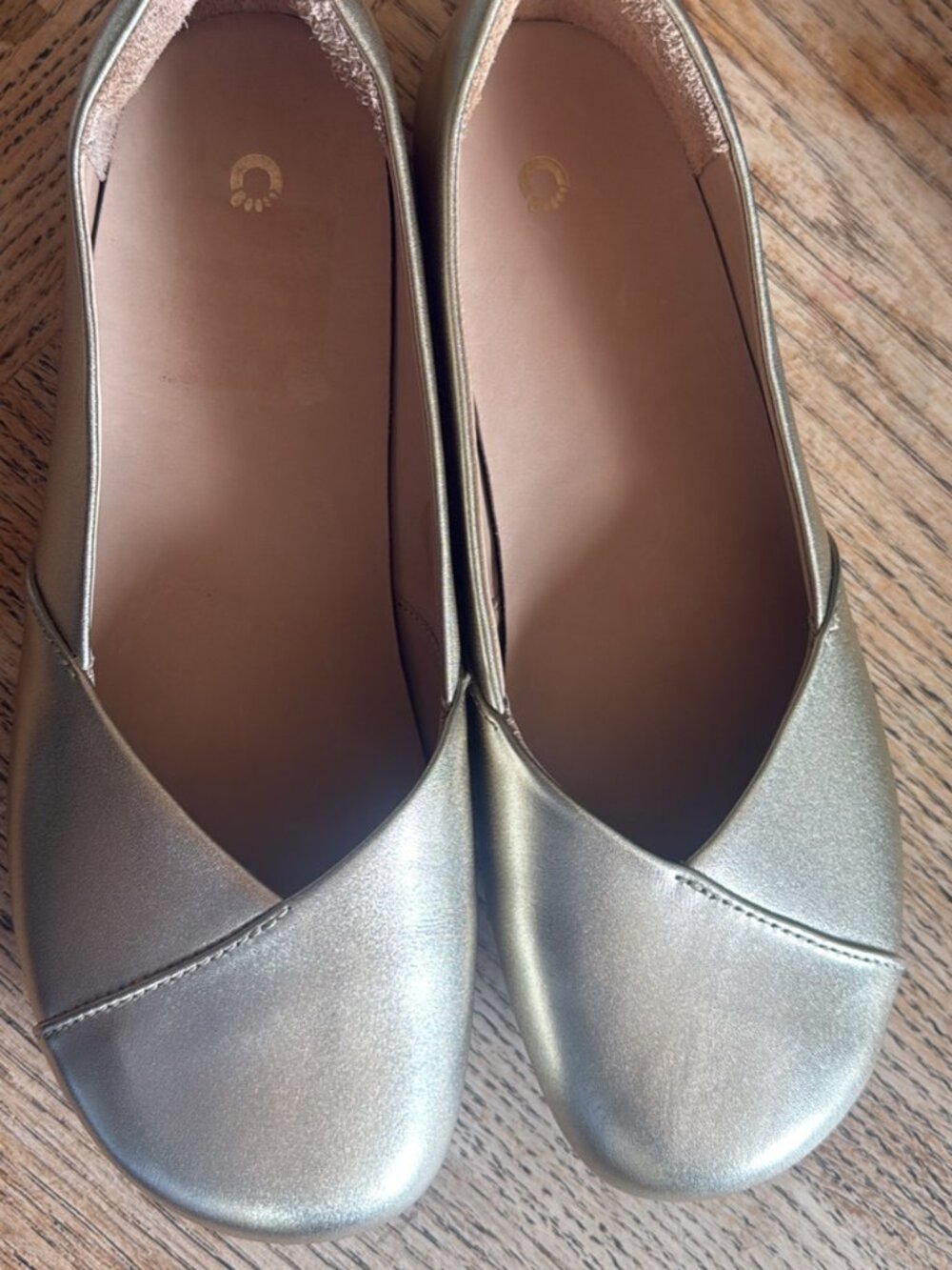 Xero Shoes Gold Phoenix Leather Womens Barefoot Flats Zero Drop 9M
